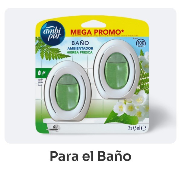 Para el baño