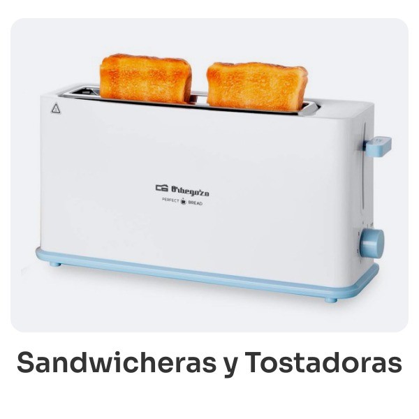 Sandwicheras y tostadoras