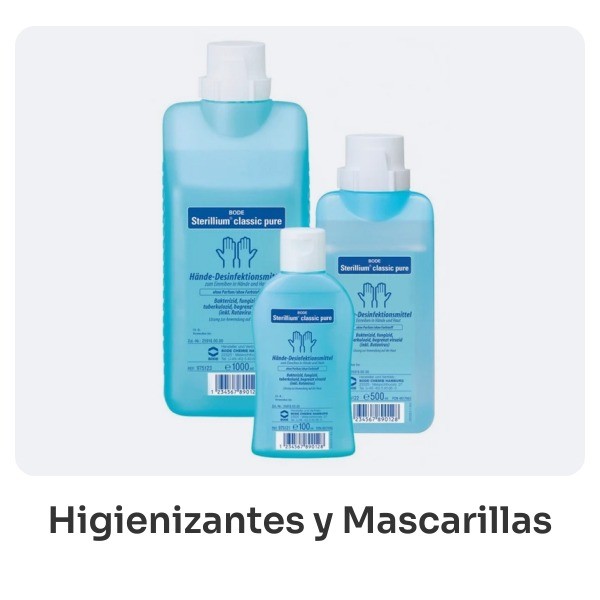 Higienizantes y Mascarillas