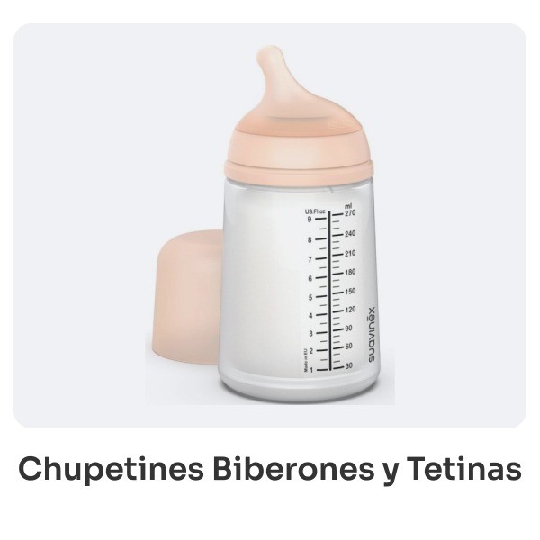 Chupetes, biberones y tetinas
