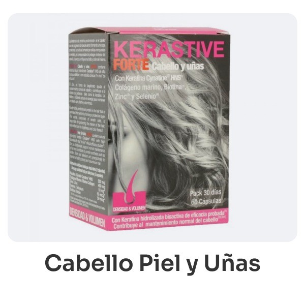 Para el cabello, piel y uñas