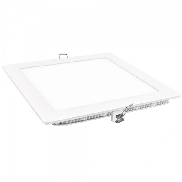 Downlight led cuadrado blanco 24w.cal.