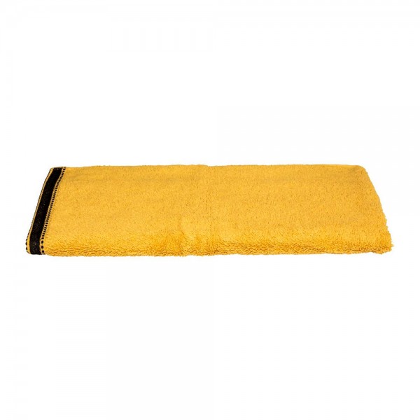 Toalla de baño joia 550 g / m² 100 % algodón color mostaza 50 x 90 cm