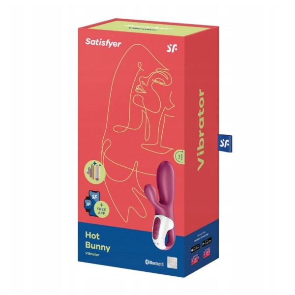 Satisfyer hot bunny vibrador con app 1un