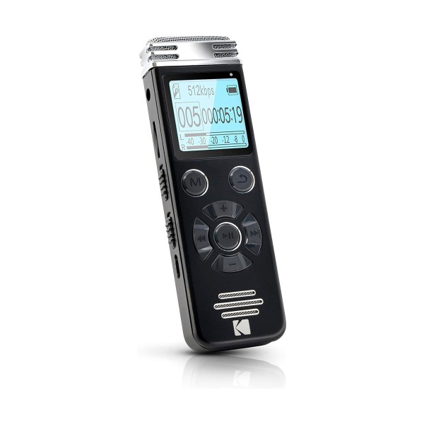 Kodak vrc450 black / grabadora de voz digital 8gb