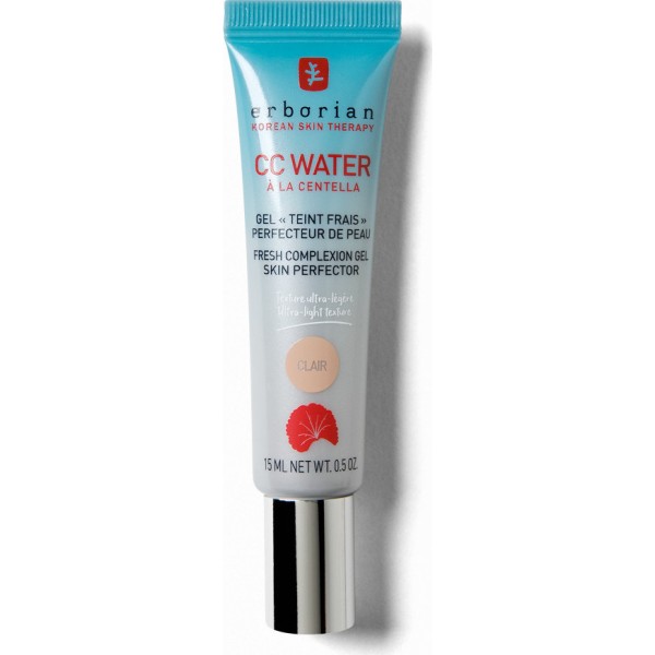 Erborian CC Water a la Centella Asiática Gel Fresco Tono Clair (Claro) 15 ml