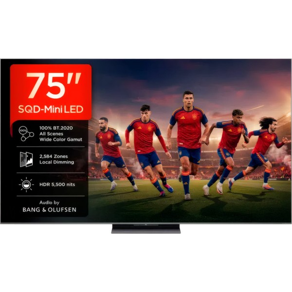 Tcl 75c8l negro / televisor smart tv 75" / 4k uhd sqd-mini led
